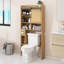 Armoire de rangement au-dessus de la toilette