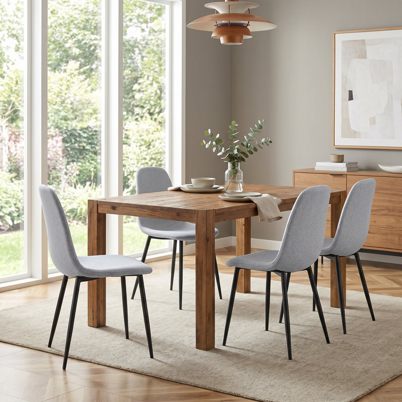 Boinotre 10'' H Upholstered Stacking Side Chair