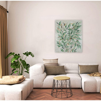 "Verdant Sprig" Canvas Wall Art