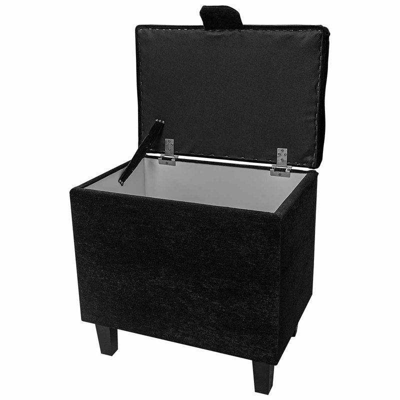 50.8cm Wide Tufted Rectangle Footstool Ottoman with Storage