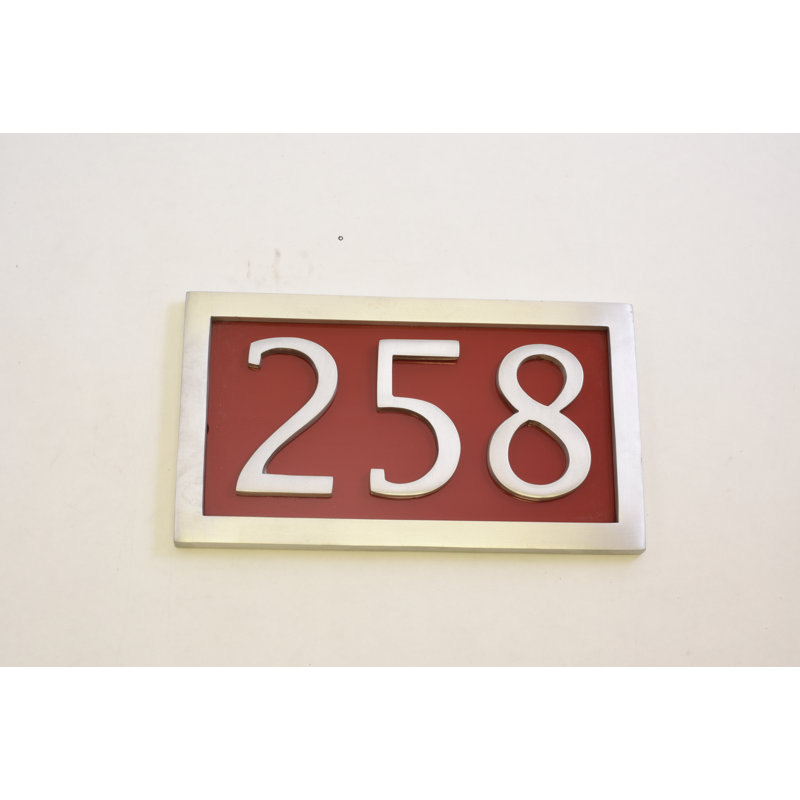 Rectangle Wall Plaque, Redwood, Yes
