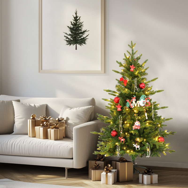 Kasir Lighted Christmas Tree, 4'