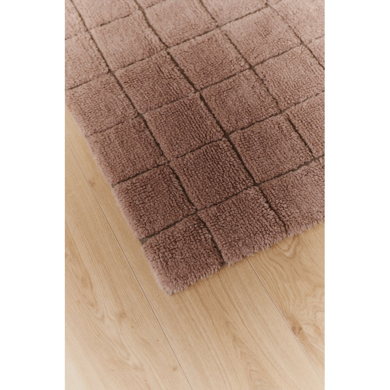 Mosaic Wool Geometric Area Rug, Runner 2'7" x 7'6"