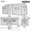 Lifetime 20 Ft. X 8 Ft. High-density Polyethylene (plastic) Outdoor Storage Shed With Steel-reinforced Construction