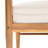 Outdoor Acacia Wood Right Armrest Sofa, Light Teak Finish With Beige Cushion-1375859079