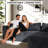Compression Deep Seat Sectionals, 100 Inch Corduroy Modern Home Sofa
