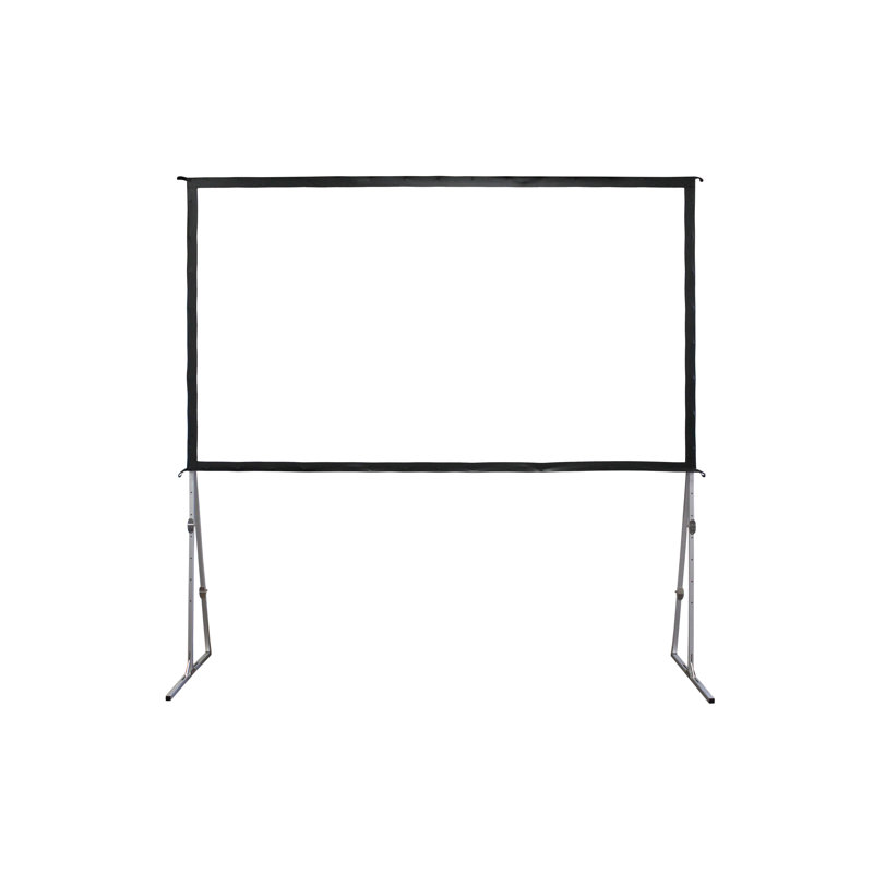 Yard Master Plus Series 49" x 87.1" Portable Folding Frame Projector Screen, 200''