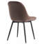 Chaise d'appoint rembourrée et rembourrée en similicuir Chardee-1038392911