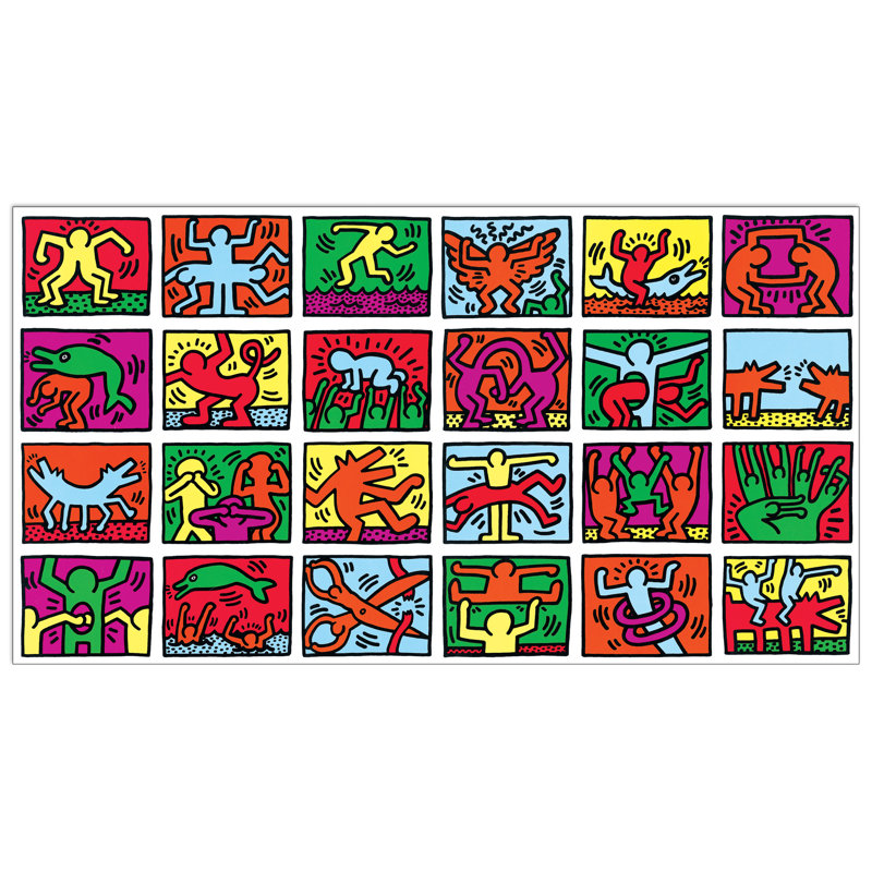 'Retrospect 1989' by Haring Graphic Art