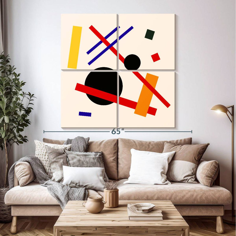 Avery Suprematism, 50" H x 50" W