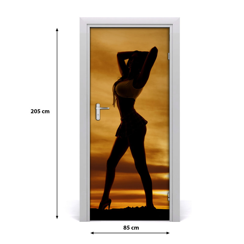 Short Skirt Door Decal