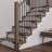 Embossed Oak Left Hand Stair Bracket