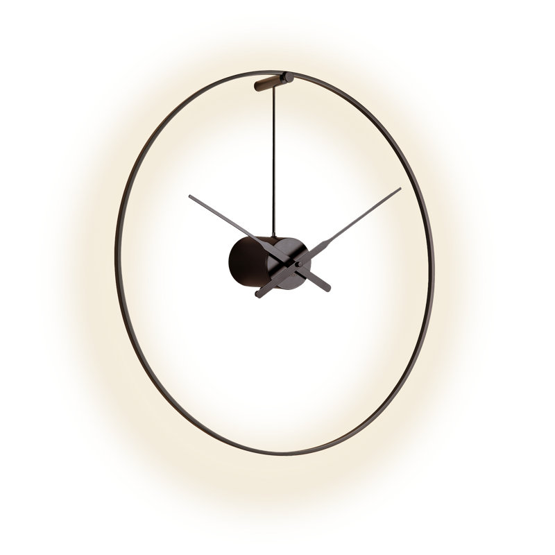 Ombra Aluminium Skeleton Wall Clock