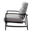 Chaise de patio avec coussins Kemonta