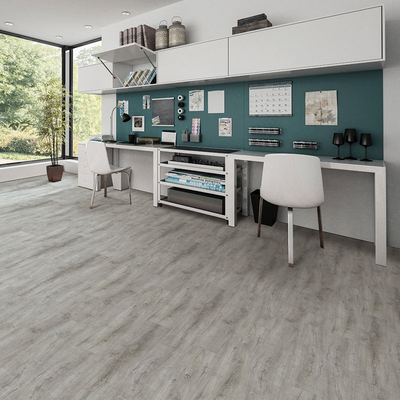 5.7mm Thick 9'' W x 60'' L Vinyl Plank, Pebbled