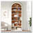 79.53" Tall 8-Tier  Arched Open Display Storage Shelving Unit-1538137882