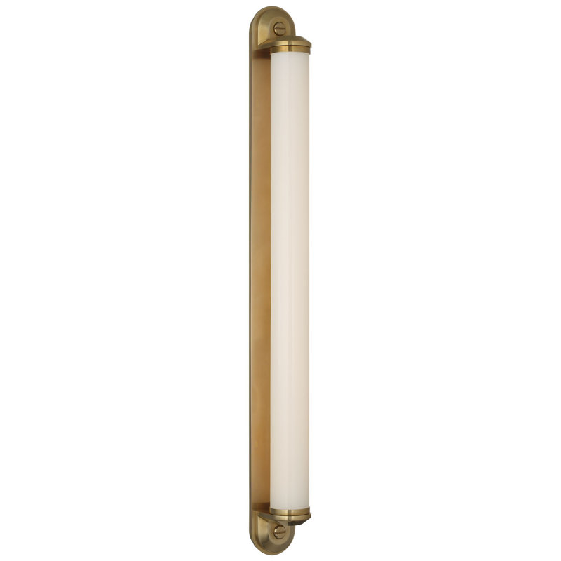 Ralph Lauren Belgrave 32" Linear Bath Light, 32" H x 3" W x 3.75" D, Natural Brass, 2100 W