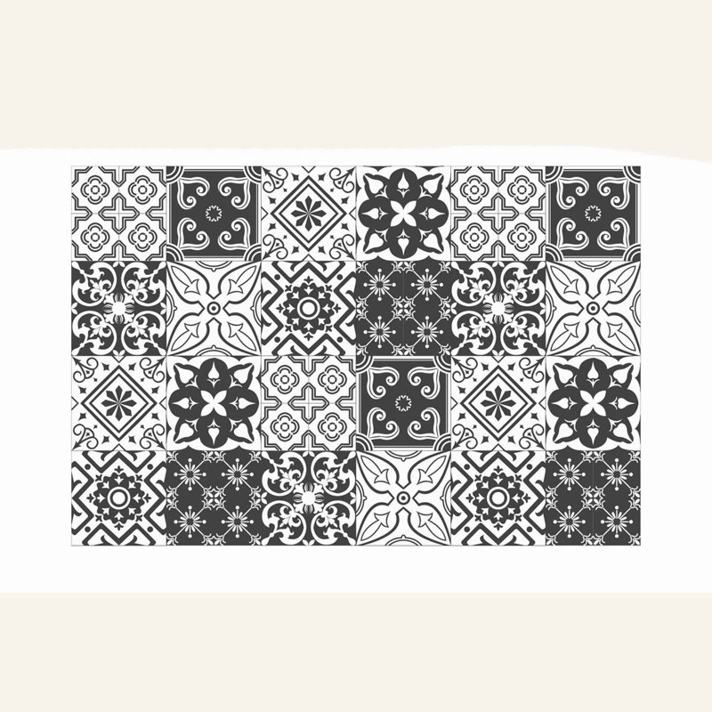Adhésif décoratif à carreaux décoratifs, H 6 po x l 6 po