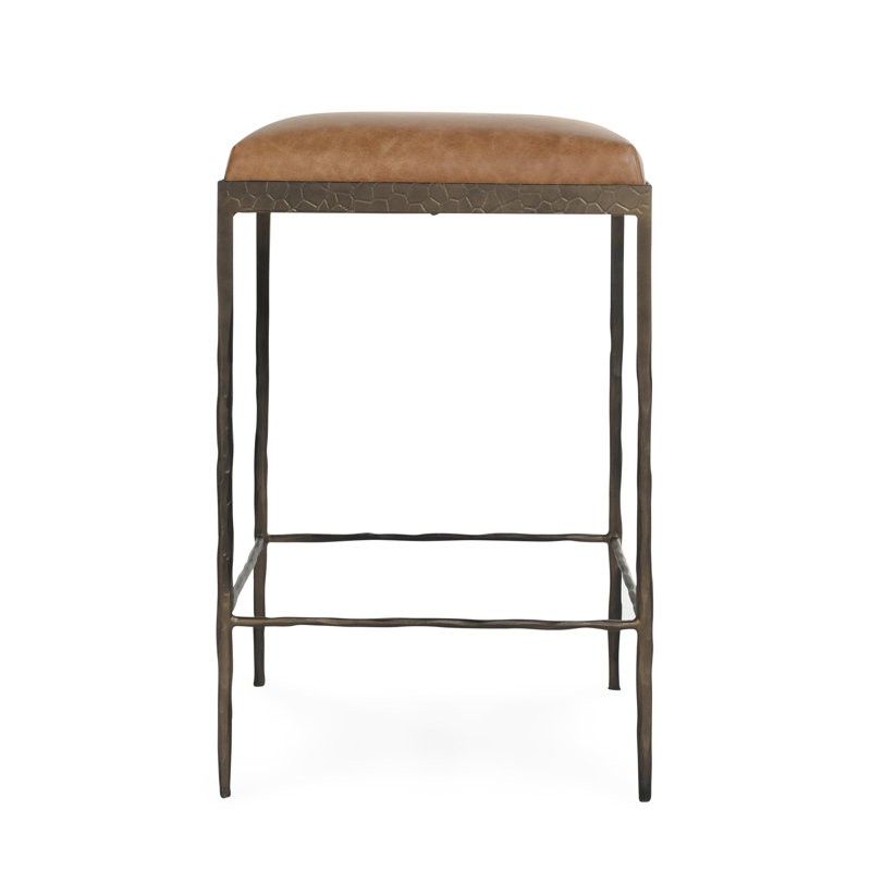Tabouret de comptoir Bose, Brun châtaigne