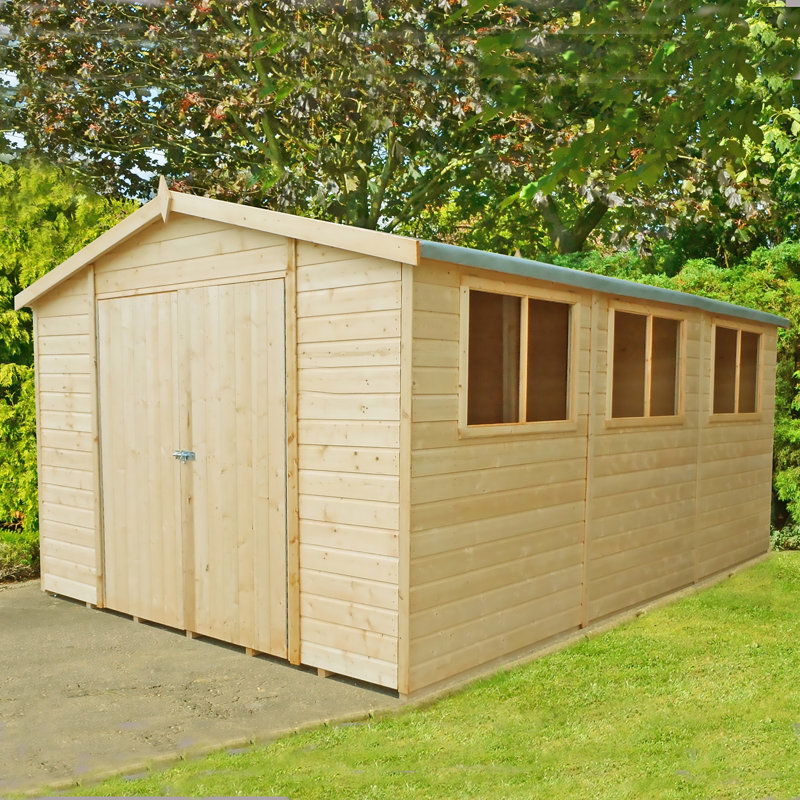 Shire 10 Ft. W x 15 Ft. D Workshop Shed, Yes
