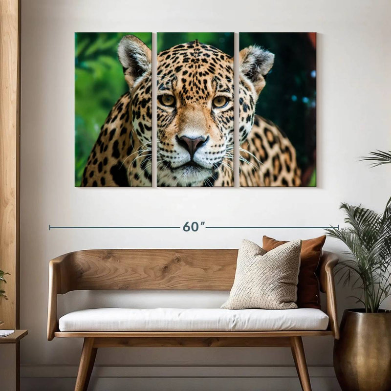 Lone Jaguar, 32" H x 50" W