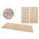 Wolly Machine Woven Brown Rug