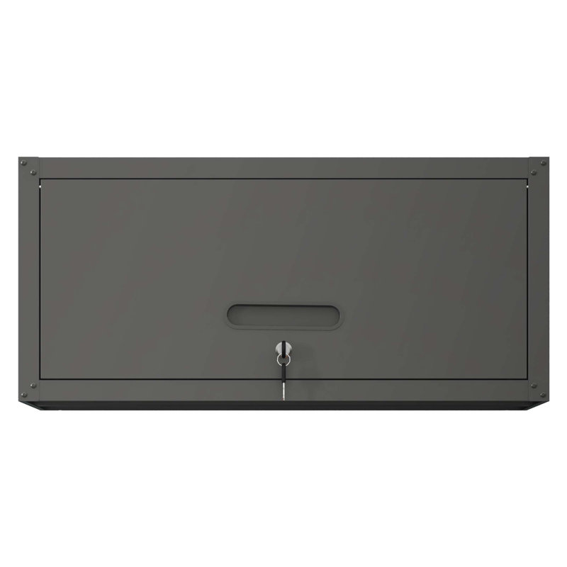 Armoire de rangement en métal robuste pour outils, Noir