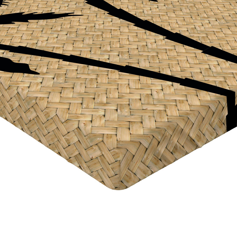 Drap-housse Ambesonne, paquet de 2, Drap-housse grand, Brun pâle / bois noir / déclin