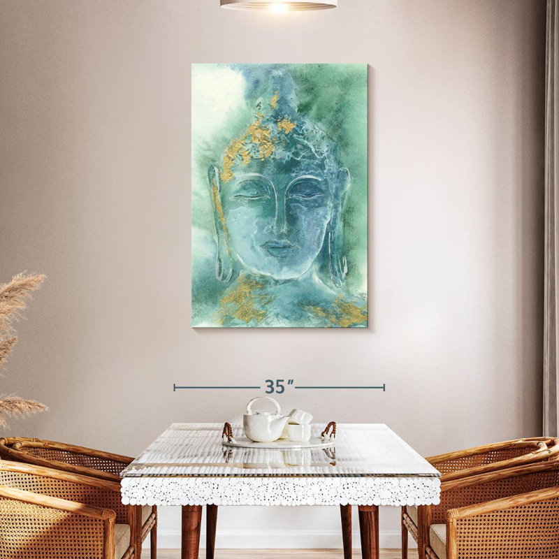 Bouddha doré Leisha I, H 45 po x l 30 po
