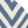 Dhurries Hand Woven Flat Weave Wool/Cotton Chevron Rug in Blue/Ivory