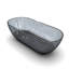 Baignoire de trempage autoportante 68,9 pouces
