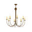 Lustree 8 lumières façon bougie/classique Fraiture