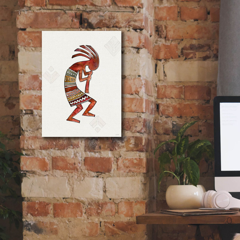 «Southwest Flair 2» par Anne Tavoletti, art mural sur toile, H 16 po x l 12 po x P 0,75 po
