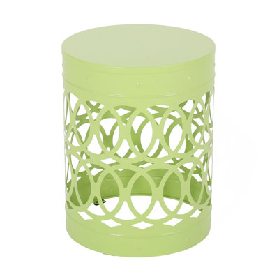 Outdoor Metal End Table -Large