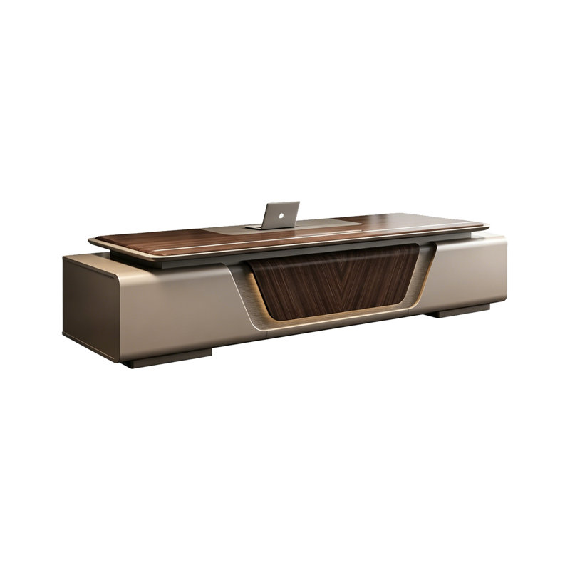 94.49"Luxury and high-end L-shaped executive desk, 29.92" H x 110.24" W x 39.37" D