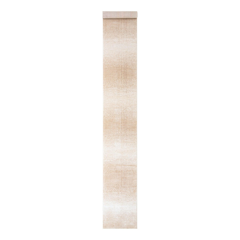 Hulsey Striped Ivory Area Rug, Runner 3'1" x 30'