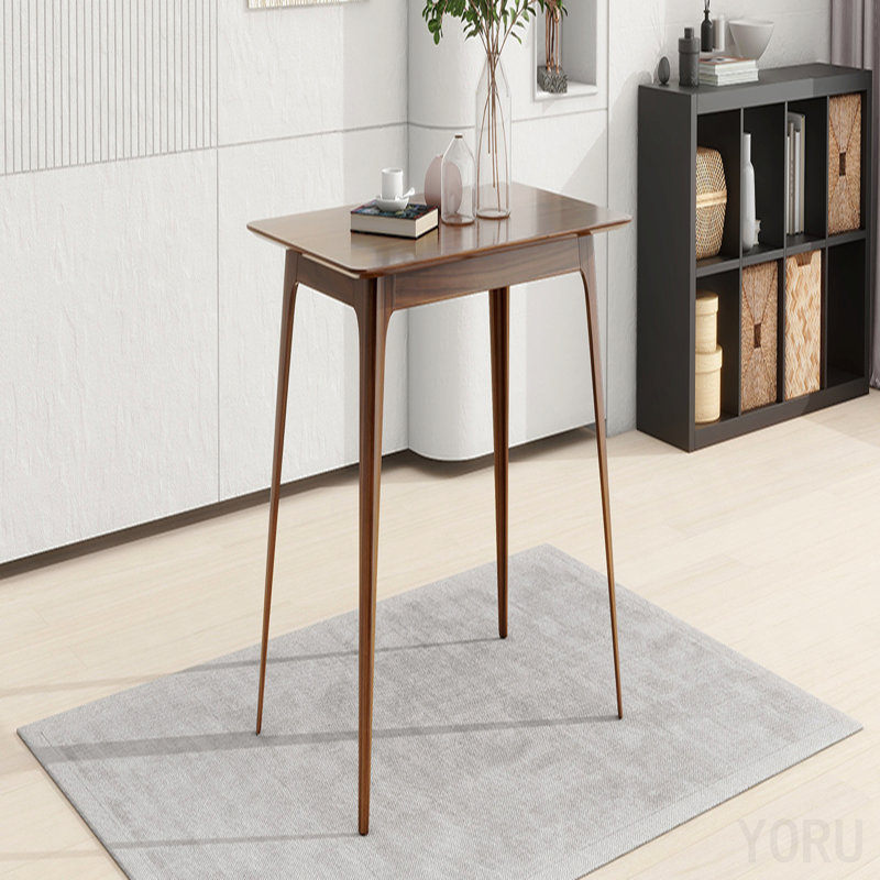 Dining Table Solid Wood Walnut Legs