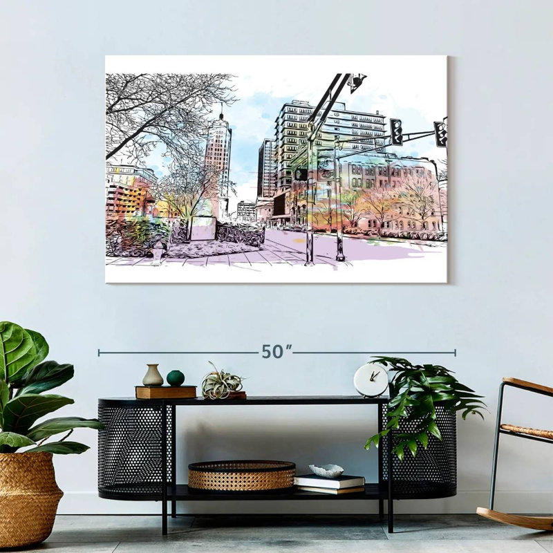 Rorry Fort Wayne Traffic Lights, 32" H x 48" W