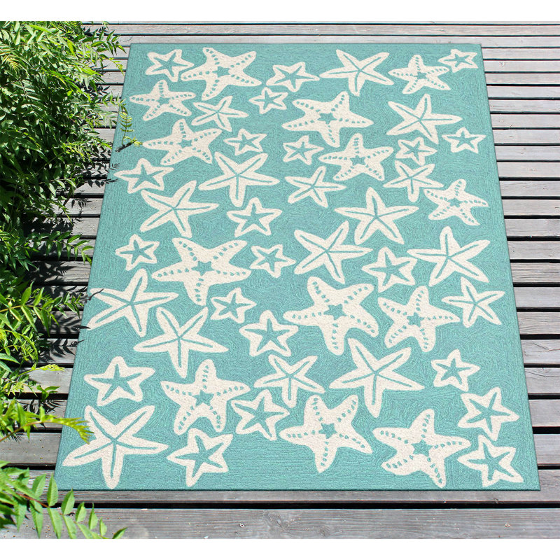 Vogt Performance Hand Tufted Indoor / Outdoor Rug, Rectangle 3'6" x 5'6"