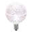Vickerman G50 LED Pure White Replacement Bulb, E12/C7 Nickel Base .38W, 10 Bulbs Per Pack