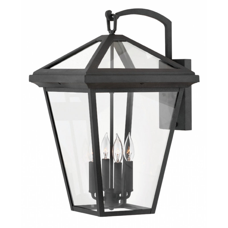 Alford Place 4-Light Outdoor Wall Lantern, Museum Black