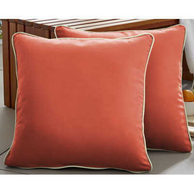 Outdoor Reversible Throw Pillow