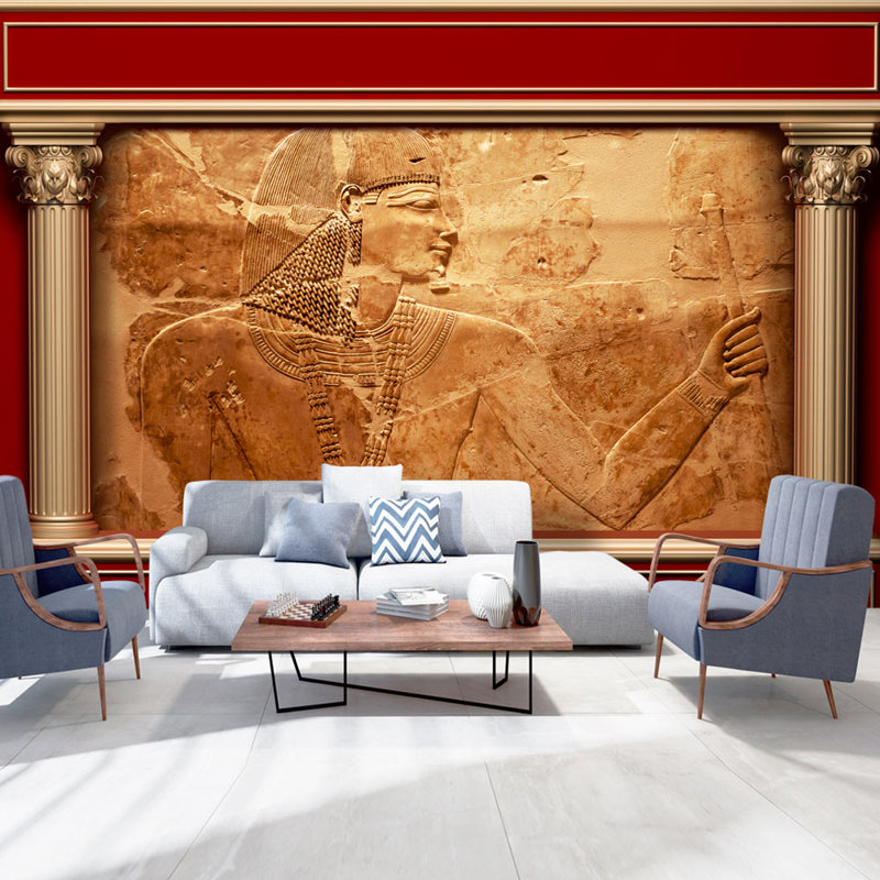 Egyptian Walls Semi-Gloss Paste the Wall Mural, 300 cm x 210 cm