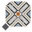 Décalcomanie octogonale vaudoise vaudoise avec tacos 7-7 / 8 po X 7-7 / 8 po Carreau de porcelaine pour plancher et mur-112730134