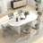 Mid Century Wooden Oval Pedestal Dining Table Sets-2147471476-2147471479-2147471475