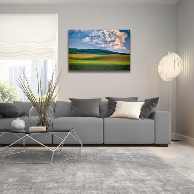 Art mural en verre Ebern Designs