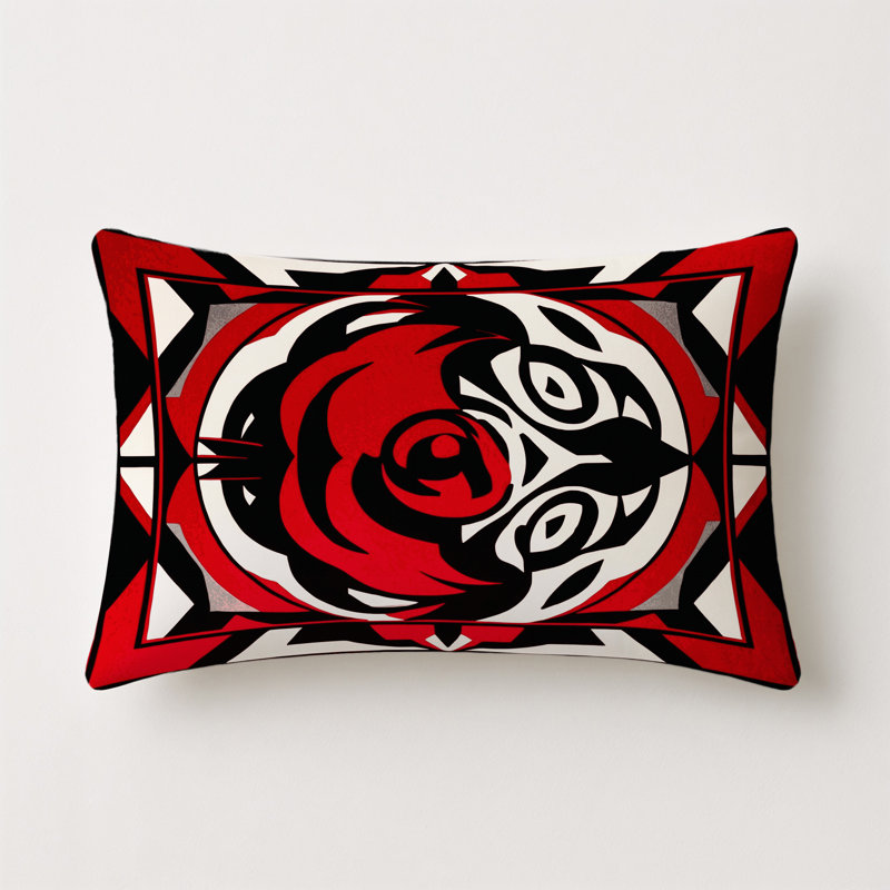 Pulsar Waves Indoor And Outdoor Throw Pillow, Rectangle 20"H x 14"W