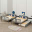 Lit superposé double au-dessus de double avec lit gigogne Jolan Kids-1174338030