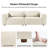 Broome Modern 92"W Height-Adjustable Backrest Upholstered Sofa with Pillows-1769513304