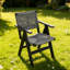 Chaise longue de patio durable, matériau en acier et hanches, charme rustique pour la détente en plein air